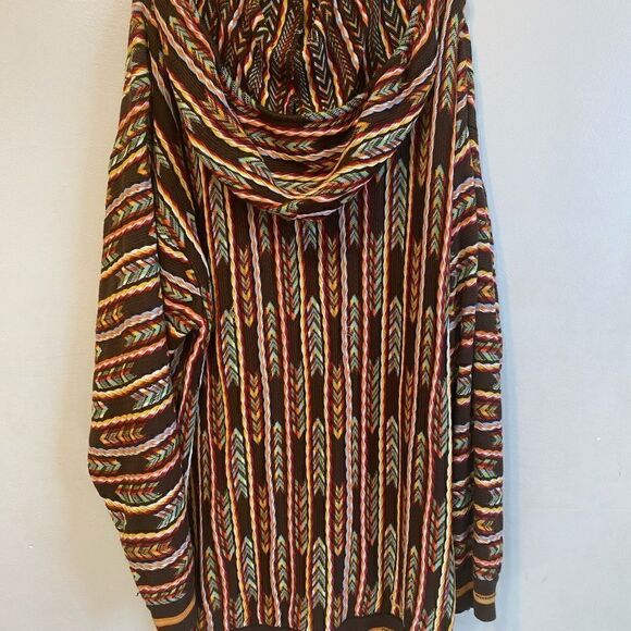 Vintage Y2K Akcess Coogi Style Size Knit Hoodie Size 4X Large - Picture 3 of 4